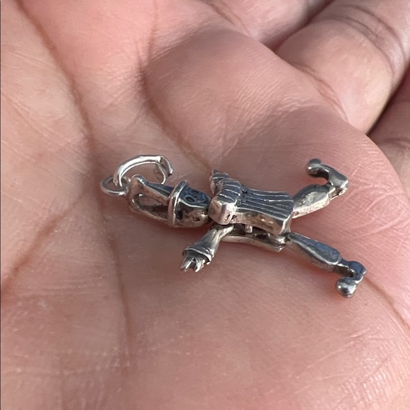 Silver Clown Pendant Necklace - Picture 7 of 7